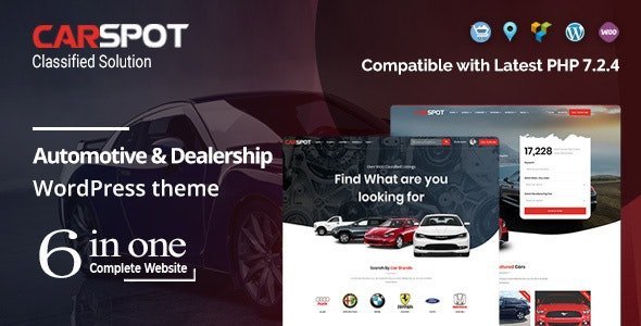 CarSpot Automotive Car Dealer WordPress Classified Theme
