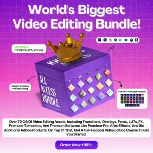 World's Biggest Video Editing Bundle!