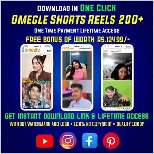 OMEGLE SHORTS REELS 200+